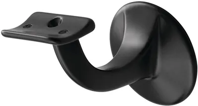 Zdjęcie produktu dla Wspornik poręczy 3501 aluminium, czarny D. płyta ścienna 56 mm