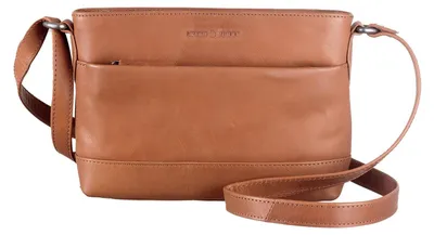 Produktbild von GREENBURRY Leder Umhängetasche Fiorentina Crossbody Bag Tan braun
