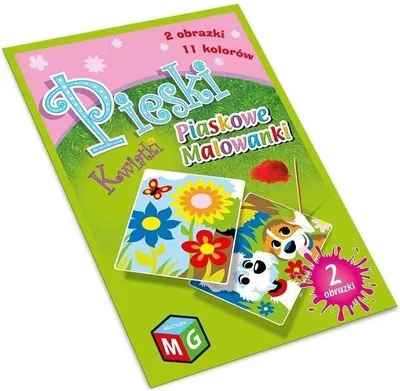 Produktbild von Sandbilder Hunde Blumen