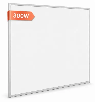 Infrarot-Heizpaneel 300 W, Wandmontage, Weiß, 3-8 m², TÜV/GS