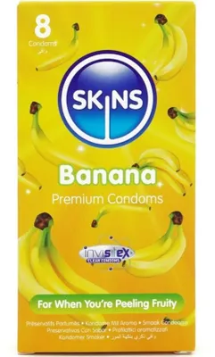 Immagine prodotto di Skins - Preservativi Banana Premium Confezione Da 8