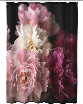 Produktbild von Badezimmertrennwand 180x200 cm mit Blumenmuster