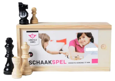 Produktbild von Longfield Games Schachfiguren Königshöhe 77 mm