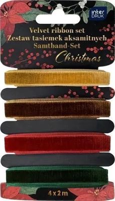 Image de Lot de rubans de velours 4 x 2 m - INTERDRUK
