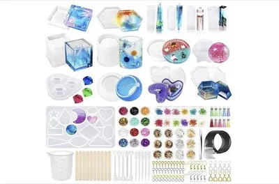 Image de Kit de peinture pour silicone destiné à la création de bijoux DIY, lot de 120 pièces, pour bijoux en silicone et résine époxy, idéal pour les loisirs créatifs et le modélisme