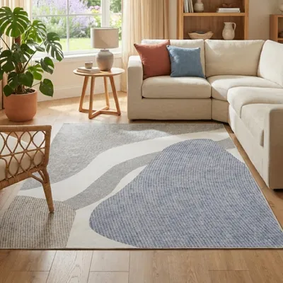 Produktbild von Tapiso Teppich WISP modern, pflegeleicht, Wohnzimmer Schlafzimmer 160 x 220 cm