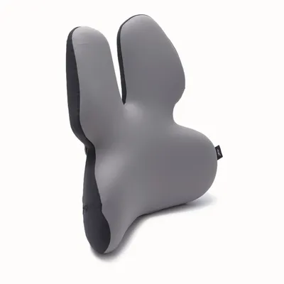 Produktbild von Rückenlehne ERGO2 H1X, grau/schwarz, 410x455x145 mm (HxBxT)