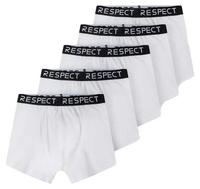 Image de Minoti - Boxers pour hommes, avec logo (lot de 5) MN212 (S) (blanc)