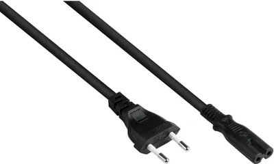 Obrázek produktu pro Euro napájecí kabel C na C7, 7,5 m, černý