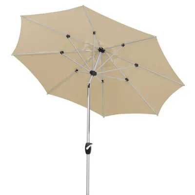 Produktbild von Mittelstockschirm Schneider Schirme Venedig Ø 270 cm natur mit UV-Schutz 50+, wasserabweisende Polyesterbespannung