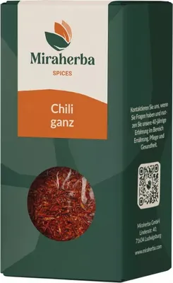 Produktbild von Miraherba -  Chili / Cayennepfeffer ganz - 25g