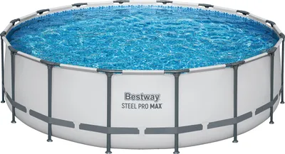 Produktbild von Steel Pro MAX™ Solo Pool ohne Zubehör Ø 488 x 122 cm, lichtgrau, rund