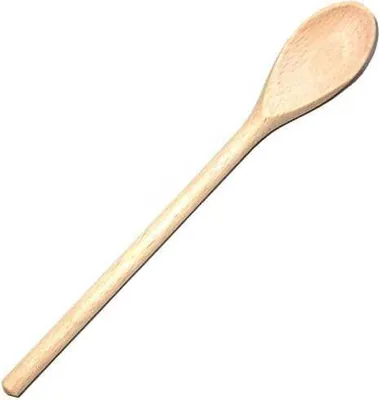 Produktbild von Zucker- und Senflöffel aus Holz 16 cm | Küchenlöffel aus Holz | Ökologischer Gewürzlöffel | Natur-Esslöffel 16 cm