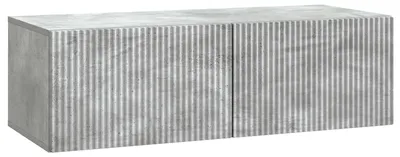 Immagine prodotto di vidaXL Mobile TV da parete Grigio cemento 98 x 41 x 30 cm