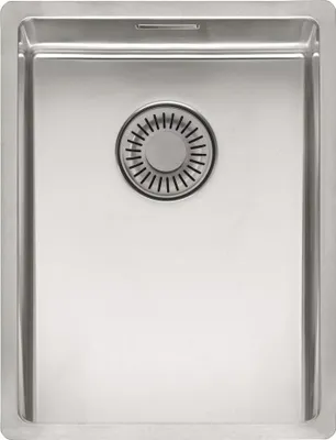 Produktbild von REGINOX R40744 Edelstahlspüle NEW YORK 30x40 (L) OKG Comfort mit Integralablauf ab Schrankbreite 40 cm / Flächenbündig / Flacheinbau / Unterbau