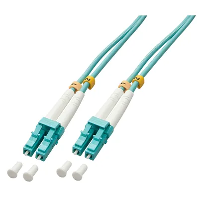 Produktbild von LINDY LWL-Duplexkabel LC/LC OM3   2m  50/125æm Multimode