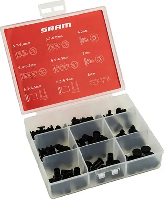 Produktbild von SRAM Rahmenkappen Frame Plugs Tacklebox - Saubere Rahmenoptik und sicher vers....