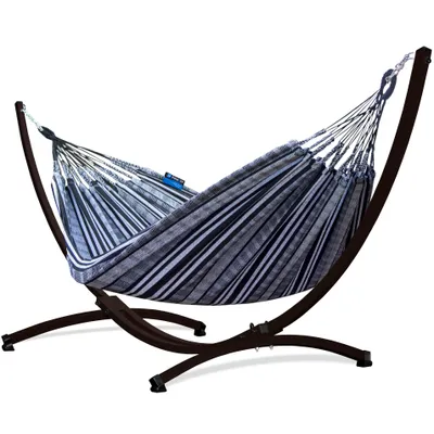 Immagine prodotto di Amaca Potenza con telaio Per due persone Amaca 220x160 cm I Telaio 220kg