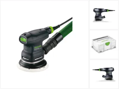 Zdjęcie produktu dla Festool ETS 125 EQ-Plus, Szlifierka orbitalna, 2 mm, 1 mm, Prąd przemienny, 1,1 kg, 12,5 cm