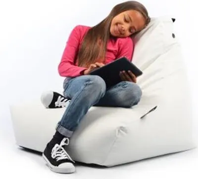 Produktbild von b-bag Extreme Lounging Mini Sitzsack Indoor-/Outdoor mini-b Farbe White