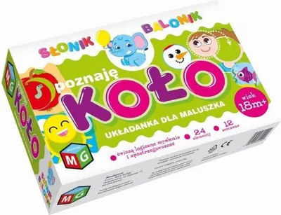 Image de MULTIGRA Je fais connaissance avec le cercle Éléphant Ballon 01294 - jeu éducatif pour enfants
