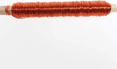 Produktbild von Deko Lackdraht 0,5 mm 100 g Bindedraht Basteldraht Wickeldraht Dekodraht orange