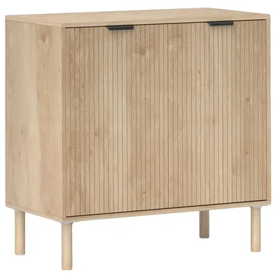 Image de Buffet, design minimaliste, étagère réglable, couleur marron