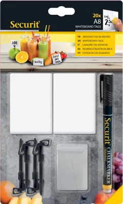 Produktbild von Securit TAG-A8-BL, 74 x 52 mm, Kunststoff, Tragbar