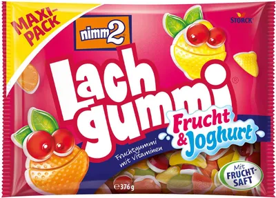 Produktbild von nimm2 Lachgummi Frucht & Joghurt 376g