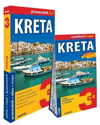 Zdjęcie produktu dla Kreta 3w1 przewodnik+atlas+mapa