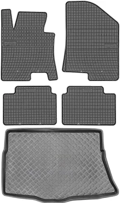 Produktbild von Hyundai i30 II Schrägheck (2012-2016) - SET: Gummifußmatten + Kofferraummatte