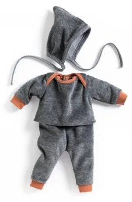 Produktbild von Djeco Puppenkleidung Perlgrau Pomea