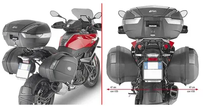 Image de Support de valises latérales GiVi pour valises Monokey® Side destinées à la BMW F900XR