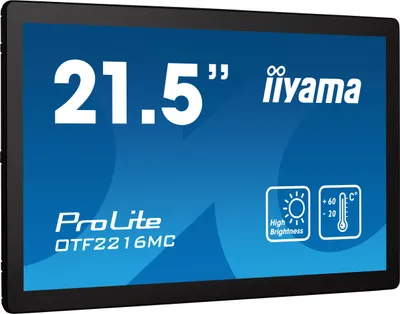 Immagine prodotto di Iiyama OTF2216MC-B1 IIYAMA 54,5 cm (21,5") OTF2216MC-B1 16:9 M-Touch HDMI+DP+USB