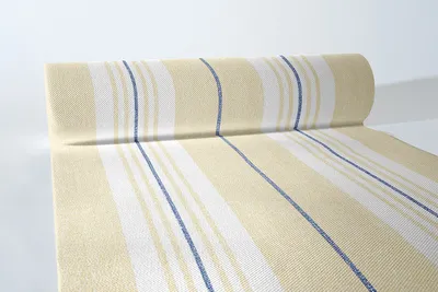 Produktbild von Sovie HORECA Tischläufer York in Blau-Beige aus Linclass® Airlaid 40 cm x 24 m, 1 Stück