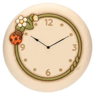 Maxi-Wanduhr Keramik Landhausstil 35,4 cm