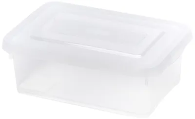 Aufbewahrungsbox mit Klickdeckel, 4 L, transparent, 29x19x11 cm