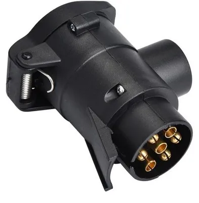 Produktbild von Caravansteckeradapter 7-13 Pol - Betrouwbare converter - Compact - Trekhaak - Idealer Zubehör für Wohnmobile - Für Caravanreisen geeignet
