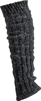 Produktbild von TippTexx 24 1 Paar Beinwärmer, Stulpen, Legwarmers mit Wolle (Schaf und Alpaka), Anthrazit