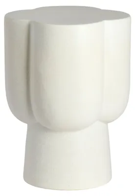 Immagine prodotto di Tavolino rotondo Vetroceramica opaca panna Ø34,5x45 cm - Light & Living