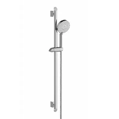 Produktbild von Brauseset Ravak 902.00CR Handbrause, Stange 63,5 cm, Schlauch, Chrom