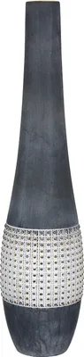 Produktbild von Gilde Bodenvase, "Brooklyn", Keramik, anthrazitfarben, VE 1, H. 61 cm, D. 14 cm 34766 4063387347669