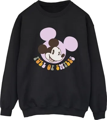 Produktbild von Disney - "Full Of Smiles" Sweatshirt für Damen BI29108 (M) (Schwarz)