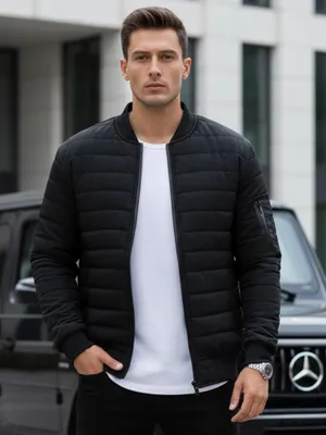Obrázek produktu pro Dstreet Pánský bomber Irmfried černá M