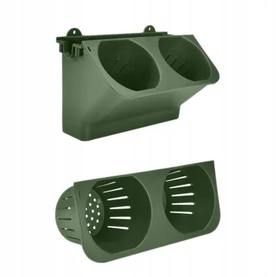 Obrázok produktu pre Nástenný dvojitý kvetináč so zavlažovaním 24cm VERTIKÁLNY KASKADOVÝ MODUL
