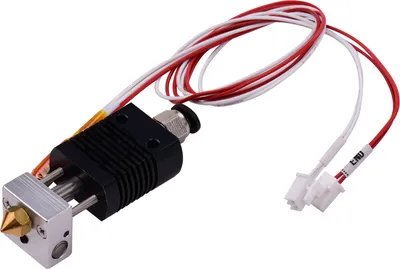 Produktbild von 3D-Drucker Vollmetall-Hotend-Extruder-Kit Hot-End-Set mit 0,4 mm Duese 100K-Thermistor-Kuehlkoerperdraht 24 V Kompatibel mit ET4 / ET4 Pro-Drucker 1,75 mm Filament
