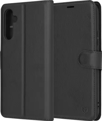 Image de Techsuit cuir Folio Book Wallet étui à rabat pour Samsung Galaxy A34 - Noir