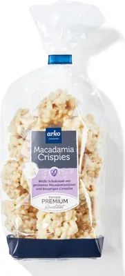 Produktbild von arko Macadamia Crispies, 150g