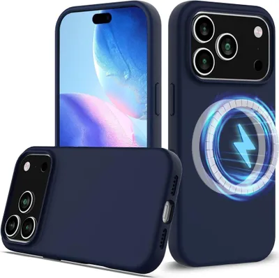 Produktbild von iPhone 17 Pro Hülle - Coverup Liquid Colour Back Cover - MagSafe Compatible - Blau