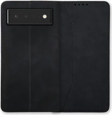 Produktbild von Bookstyle 'Premium' Schutzhülle Klapphülle Schutztasche Etui Cover für Google Pixel 6 pro - Schwarz